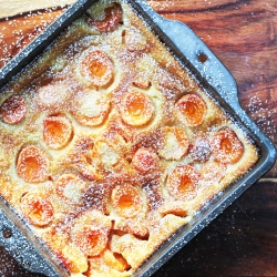 apricot clafoutis