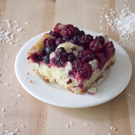 Berry Coconut Cake