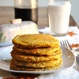 Pumpkin Chia Pancakes