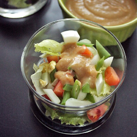 Salad with Japanese Sesame Dressing