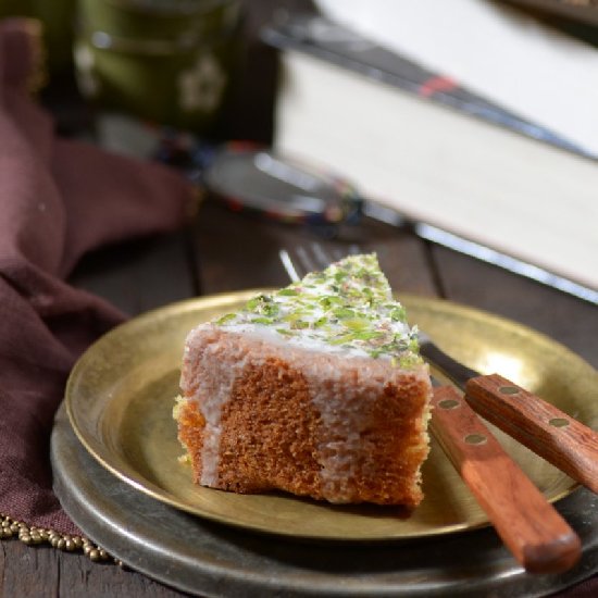 Orange and pistachio cake