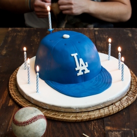 baseball cap cake