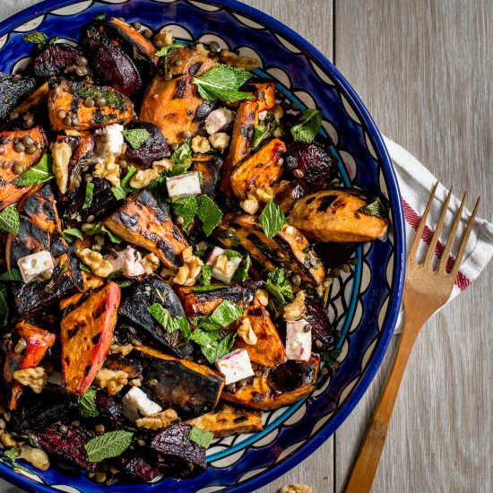 Beetroot & Sweet Potato Salad