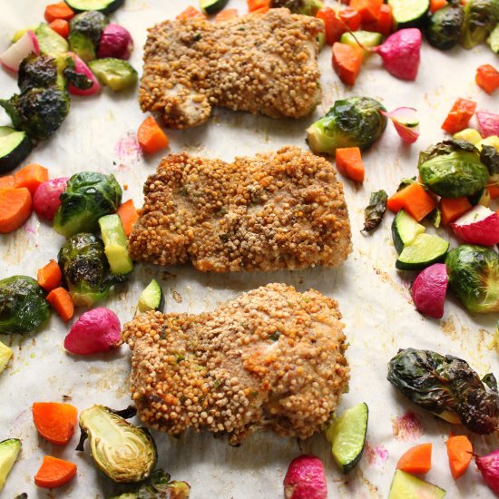 Quinoa Crusted Chicken