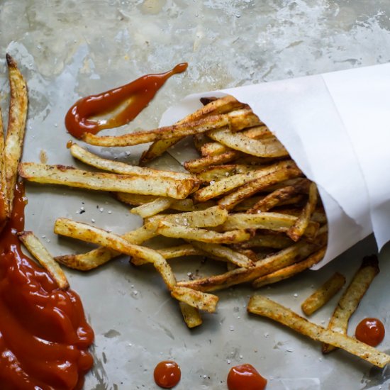 Crispy Oven Baked French Fries