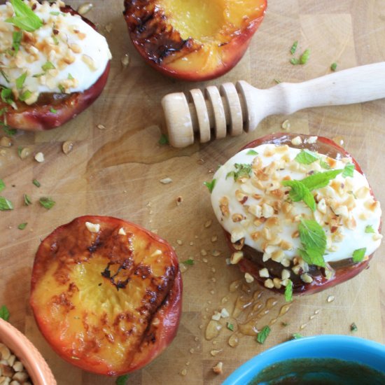 Grilled Peaches