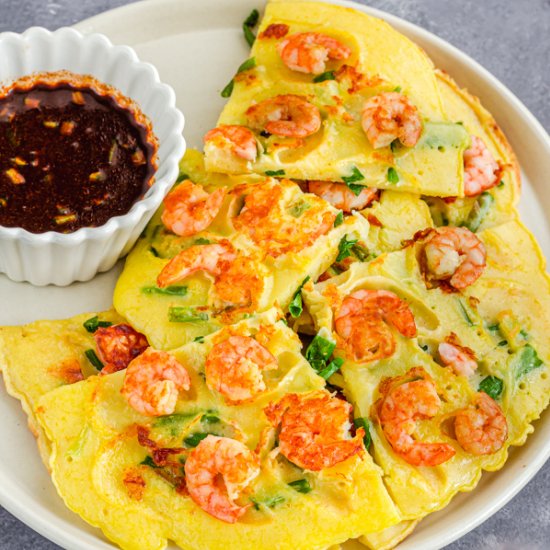 Korean Shrimp Pancake