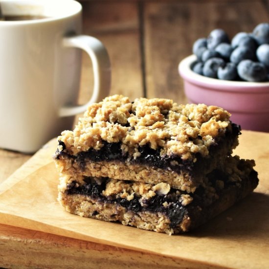 Blueberry Oatmeal Breakfast Bars