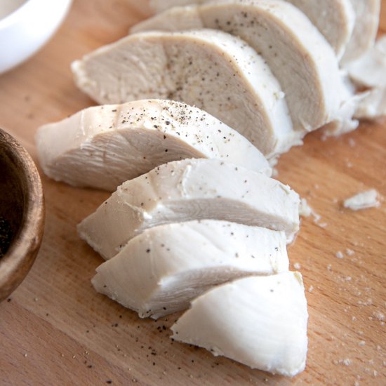 Poached Chicken Breasts