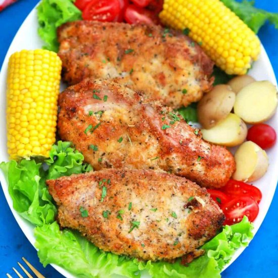 Crispy Baked Pork Chops