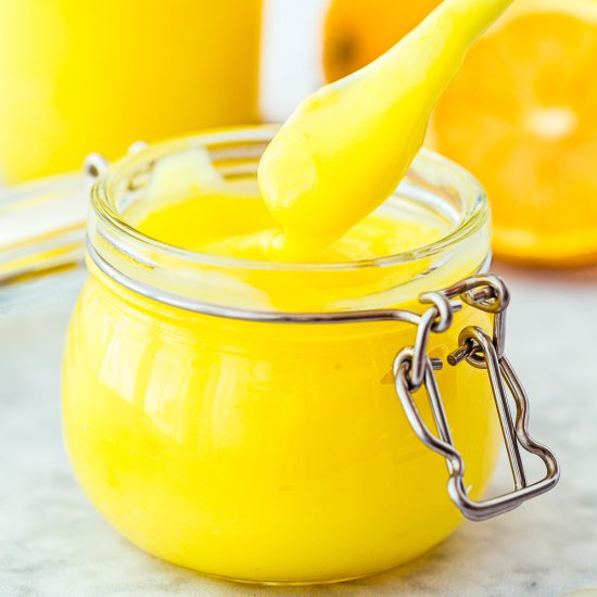 Easy Eggless Lemon Curd