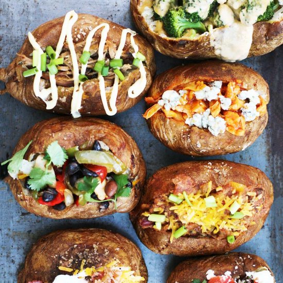 DIY Loaded Baked Potato Toppings for a Healthy Dinner 